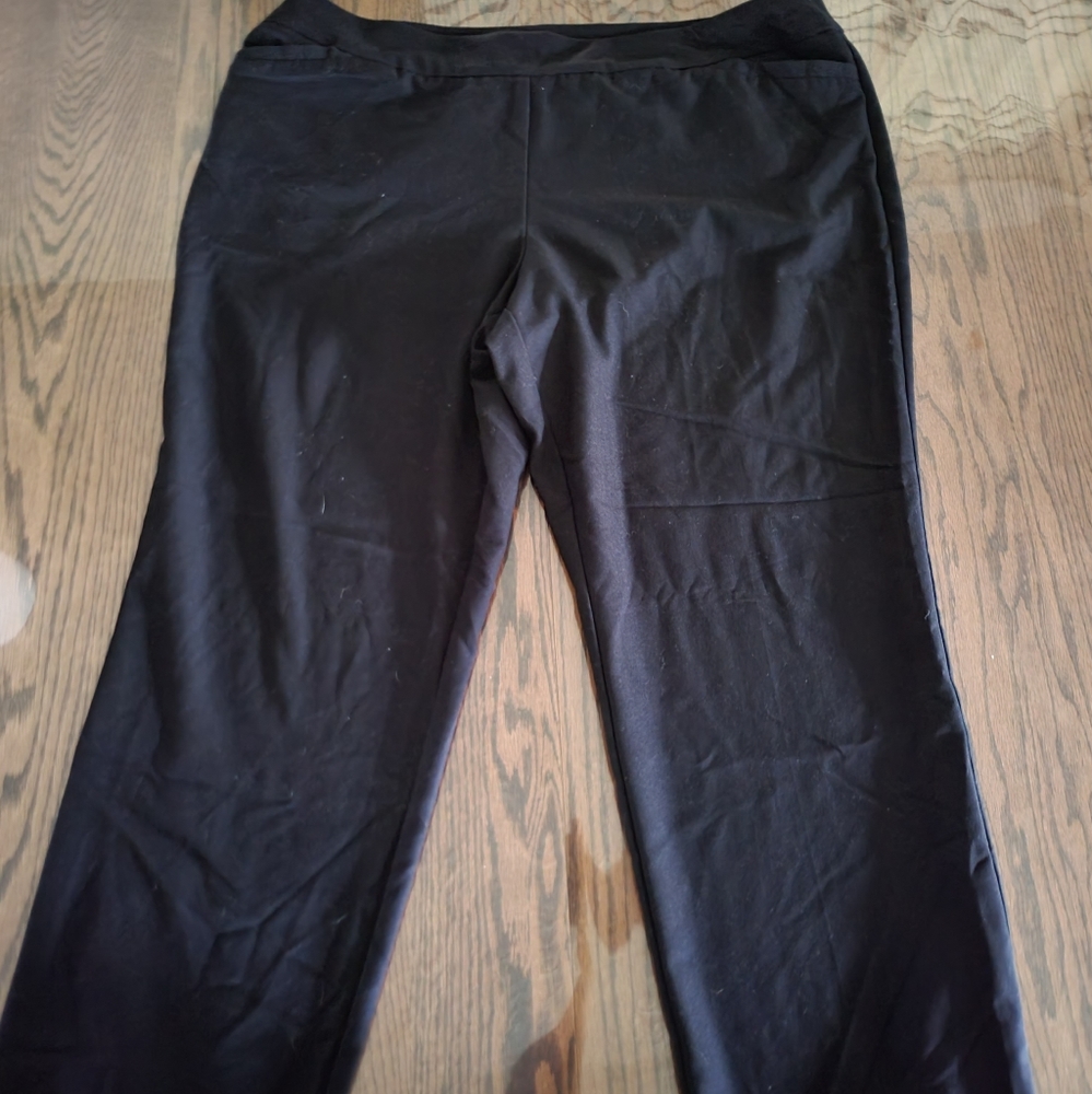 Plus Black Pull-on Pant